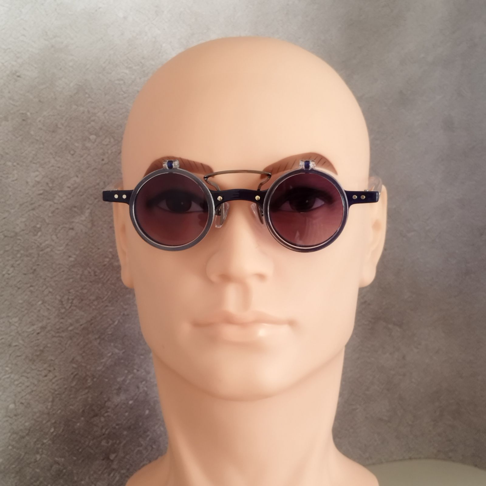 入荷未定】【Winkshade】サングラス クリアー／ブルー フリップ