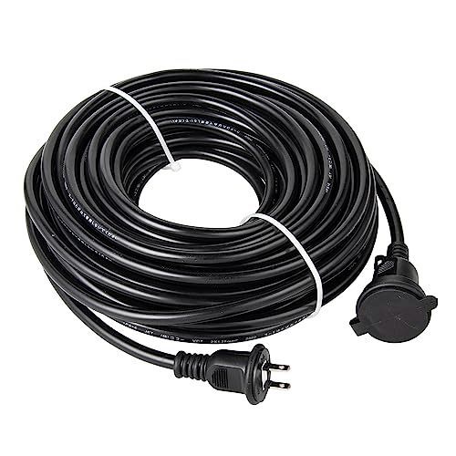 20m_単品 NICOH(ニコー) 防雨 ソフト 延長コード 20m 15A 1500Wまで 耐トラッキングカバー付 屋外用 屋外 防水 防雨コード 延長ケーブル NCT-20WP