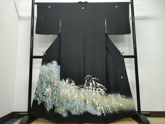 作家振袖 十日町友禅 阿部佳雪 豪華 椿 身丈163cm 撥水加工済 imgrc0112405581.jpg