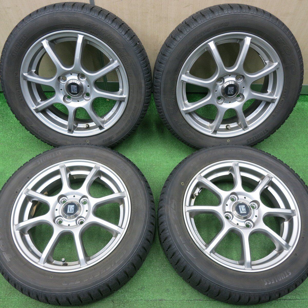 4本価格☆スタッドレス 155/65R14 トーヨー ガリット G5 LVF 社外 