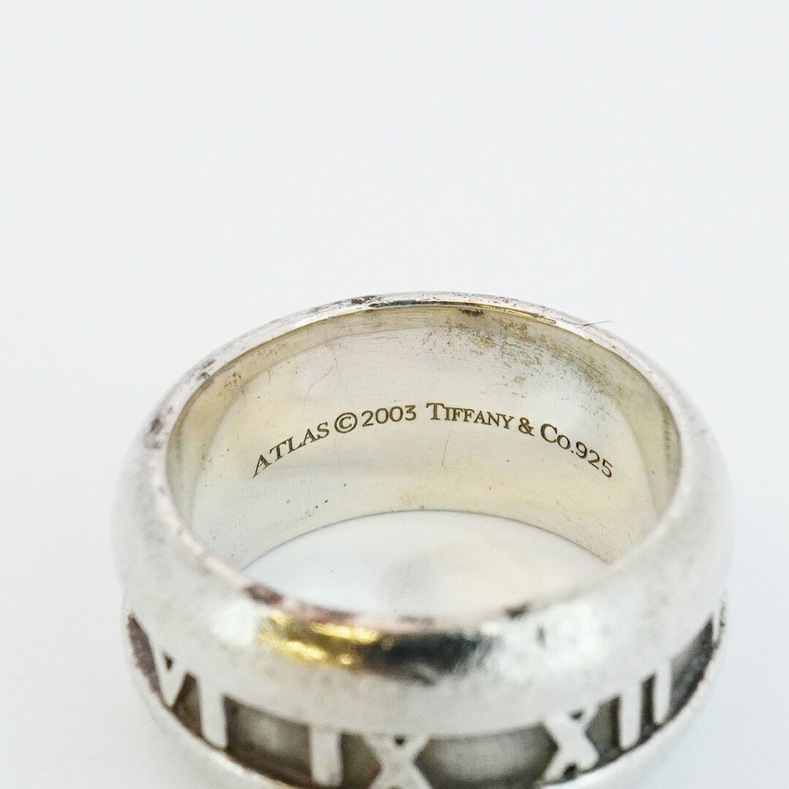TIFFANY&CO. リング　アトラス　シルバー　925 9号　#A-96 TIFFANY&Co. 9号 ティファニー リング・指輪 アトラス シルバー