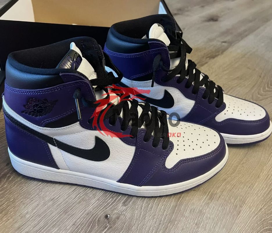 ❤️最終値下❤️げ新品 未使用 ナイキ NIKE AIR JORDAN 1 RETRO HIGH OG COURT PURPLE   エア ジョーダン1レトロハイオージースニーカー