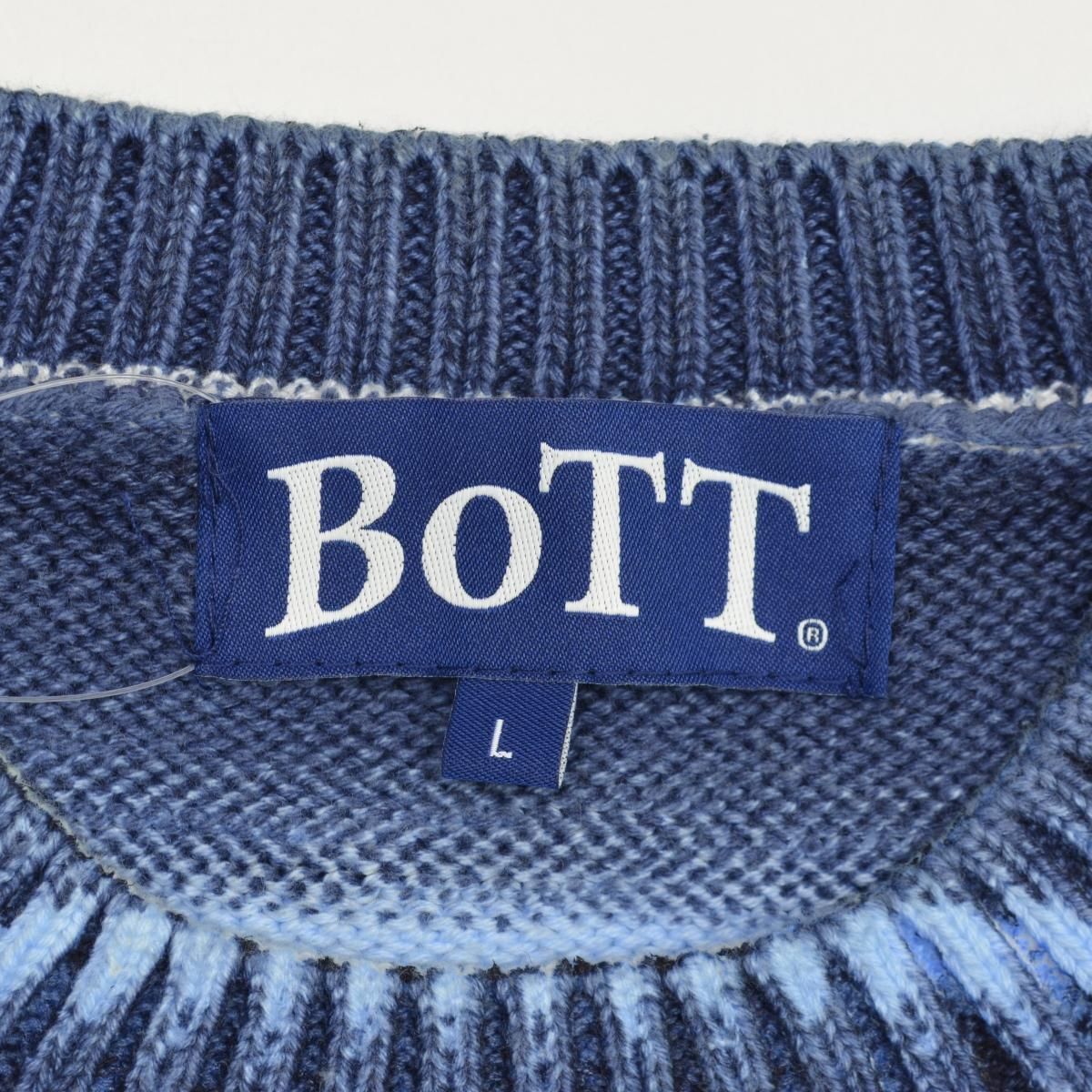 【BOTT】24SS Gradation Cotton Sweater Bott 24ss gradation cotton sweater BOTT】24SS Gradation Cotton