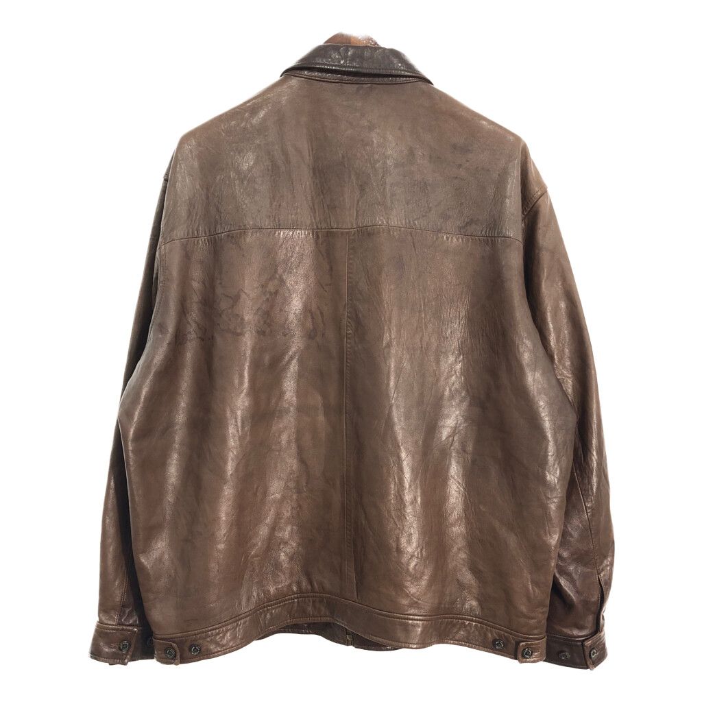 Polo by Ralph Lauren ポロ ラルフローレン レザー スイングトップ