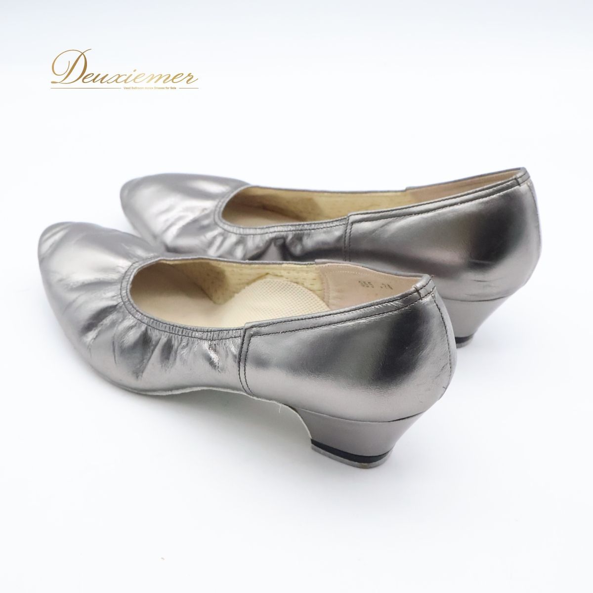 社交ダンス 衣装 スタンダード 24CM Fancy dance シルバー系