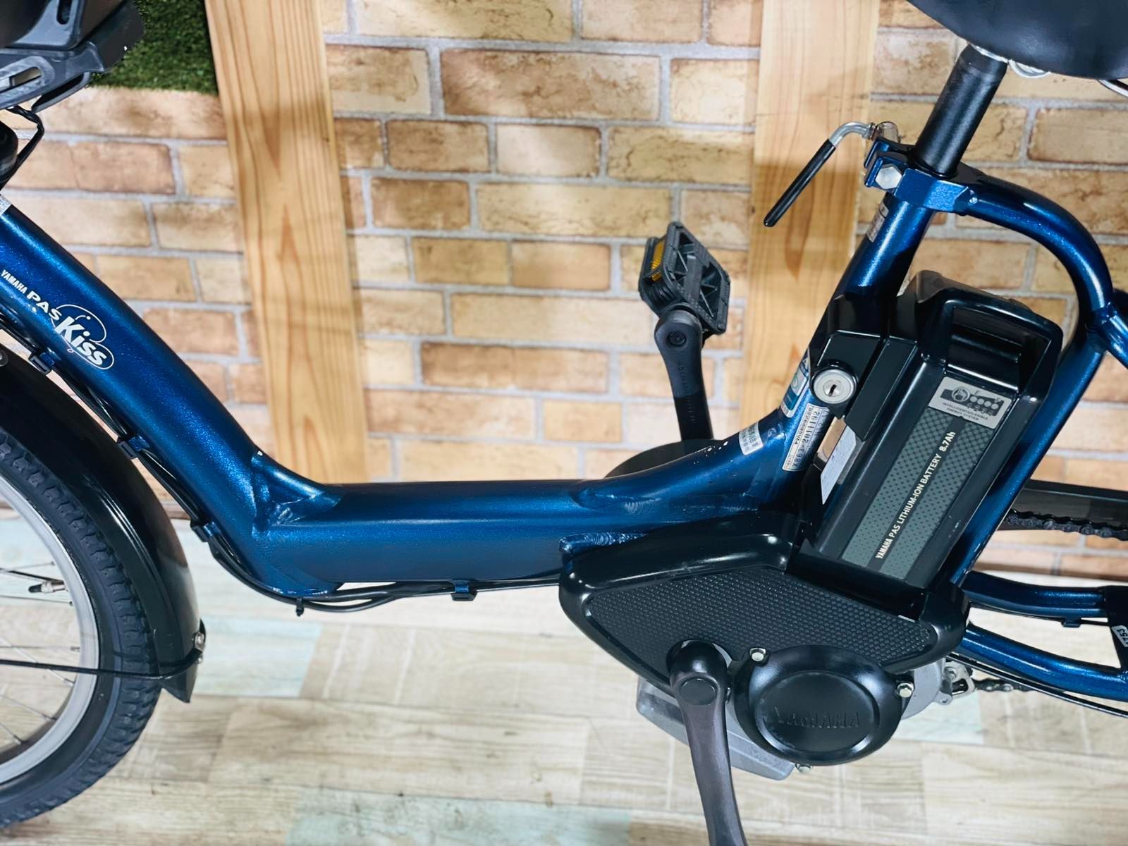 しー　ヤマハ　NO１モデル　子供乗せ電動アシスト自転車 H1753 特価モデル】【No1モデル】【8.7AHバッテリー】【 ネイビー