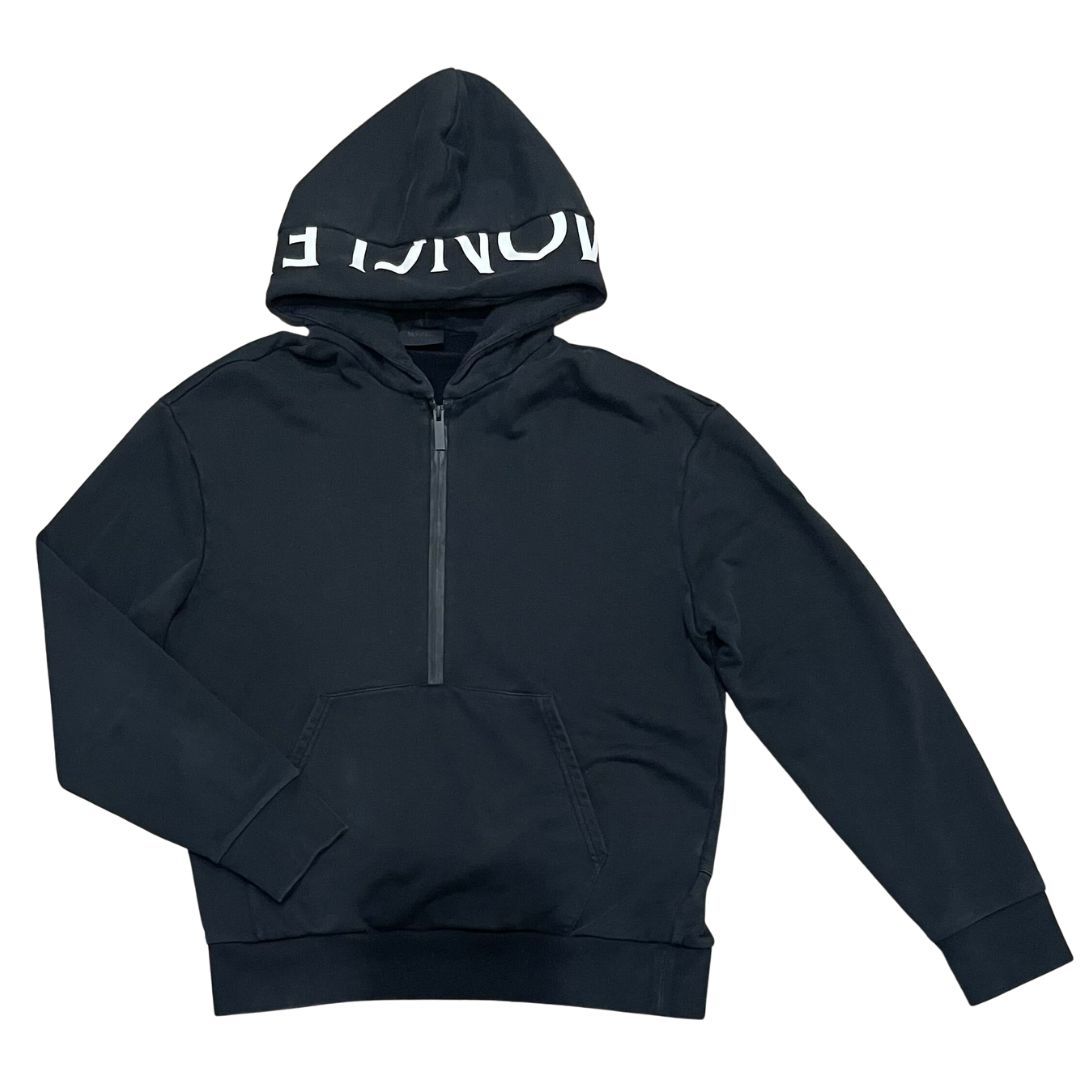 MONCLER/L /ブラック /ハーフロゴパーカー /型番 H10918G000368098U