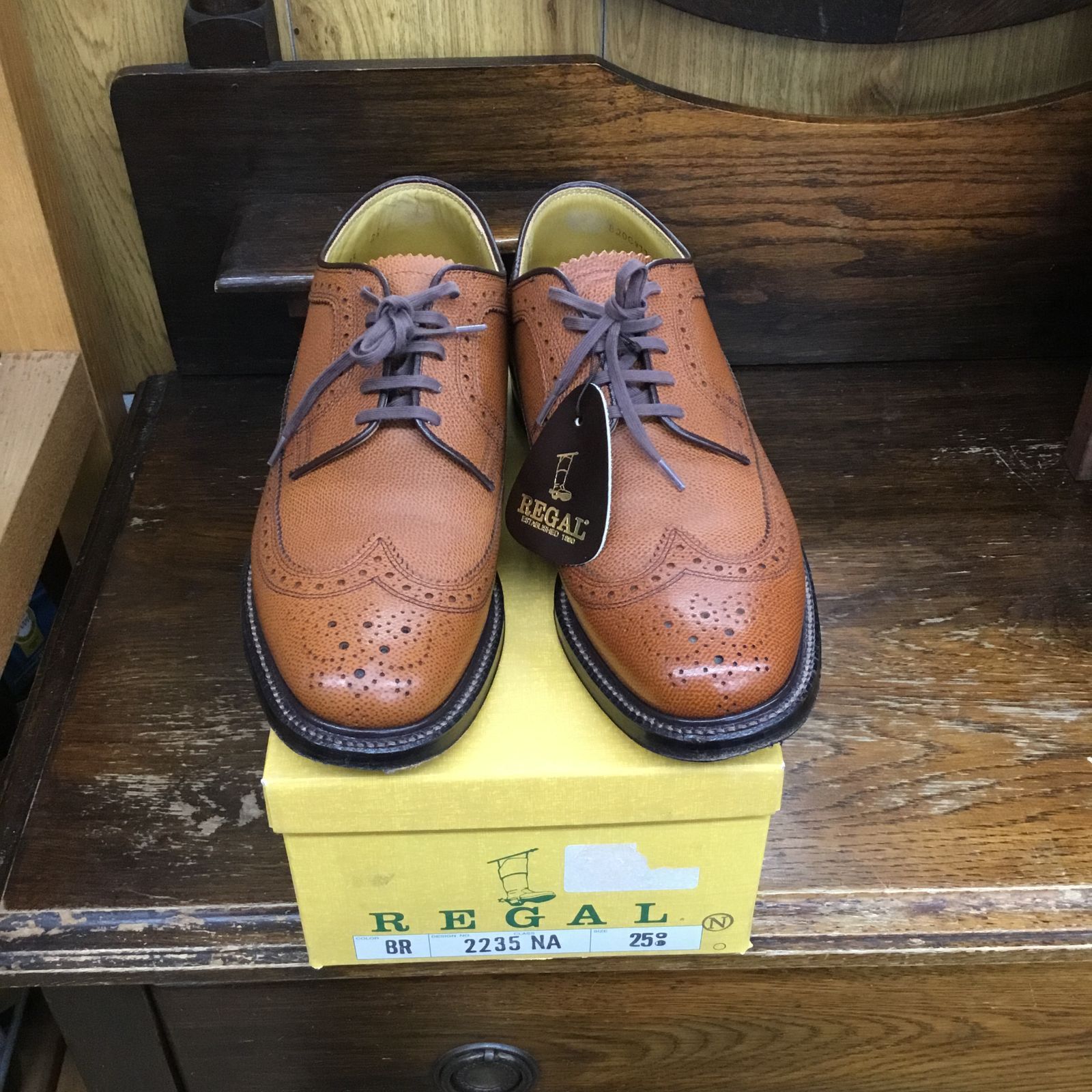 美品】リーガル REGAL 2235 インペリアルグレード ウイングチップ 25.0 