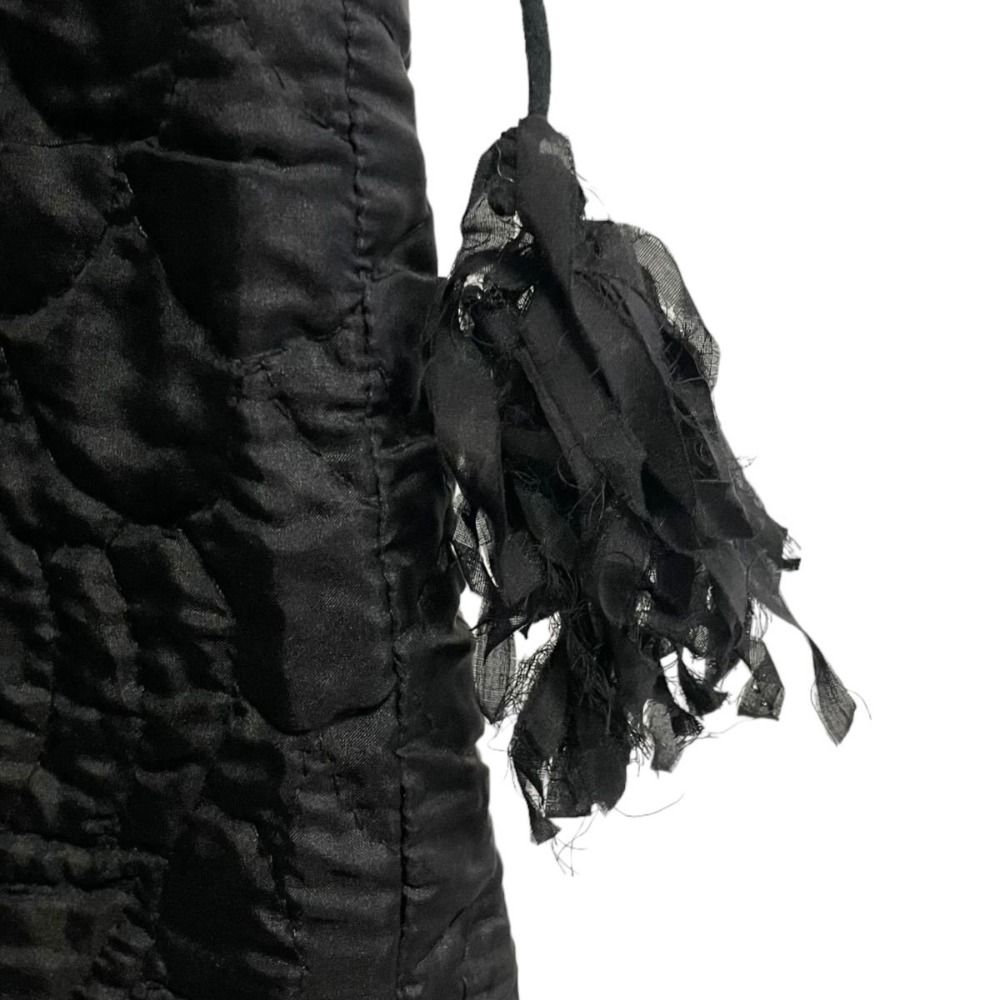 美品 クリーニング済 TOWAVASE トワヴァーズ シルク100％ キルトローブ