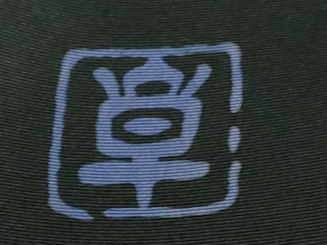 上 男性 黒紋付 長羽織 長襦袢 無双仕立て セット 作家物 kh 5