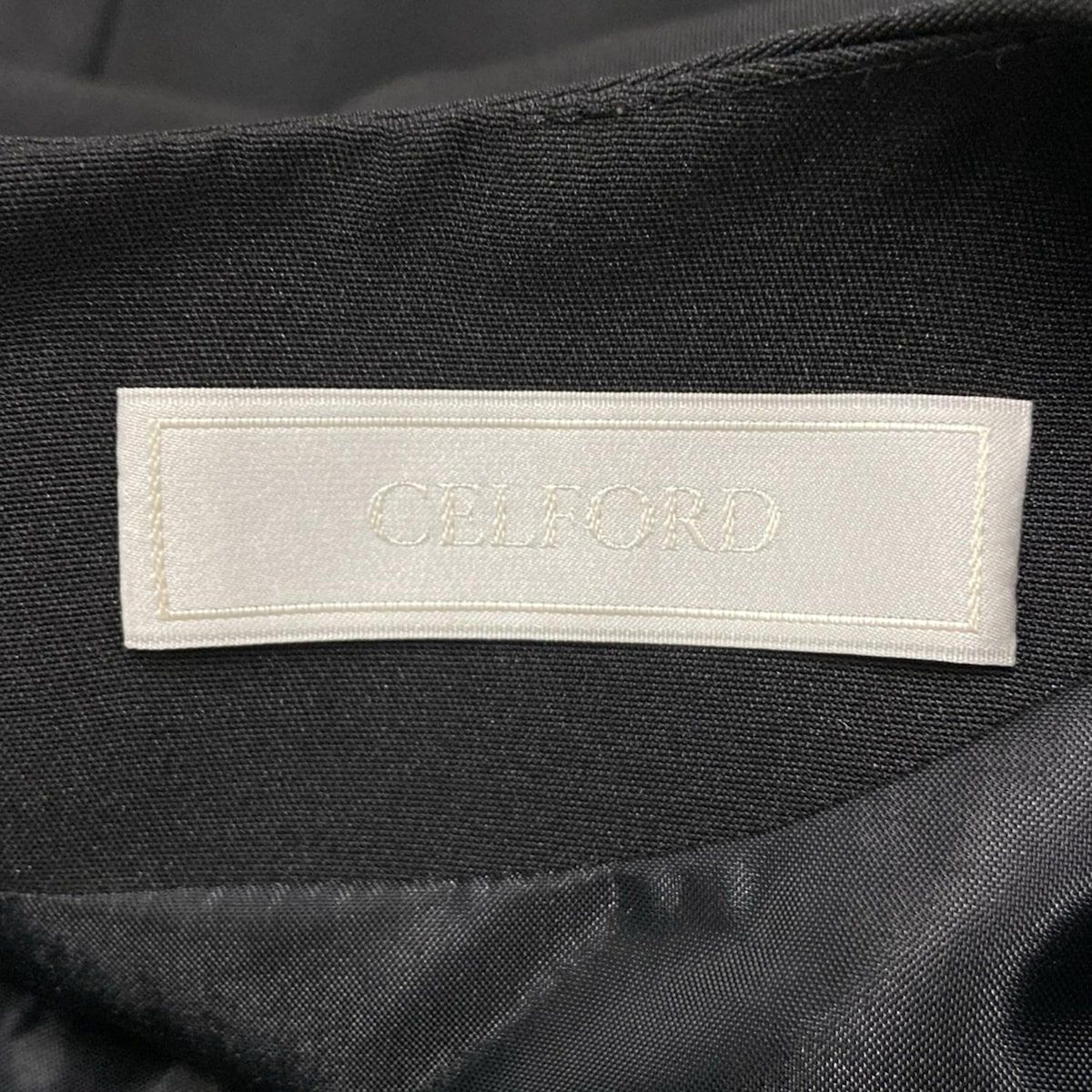 CELFORDブラック38 CELFORD 「CELFORD」 半袖カットソー 38 ブラック レディース