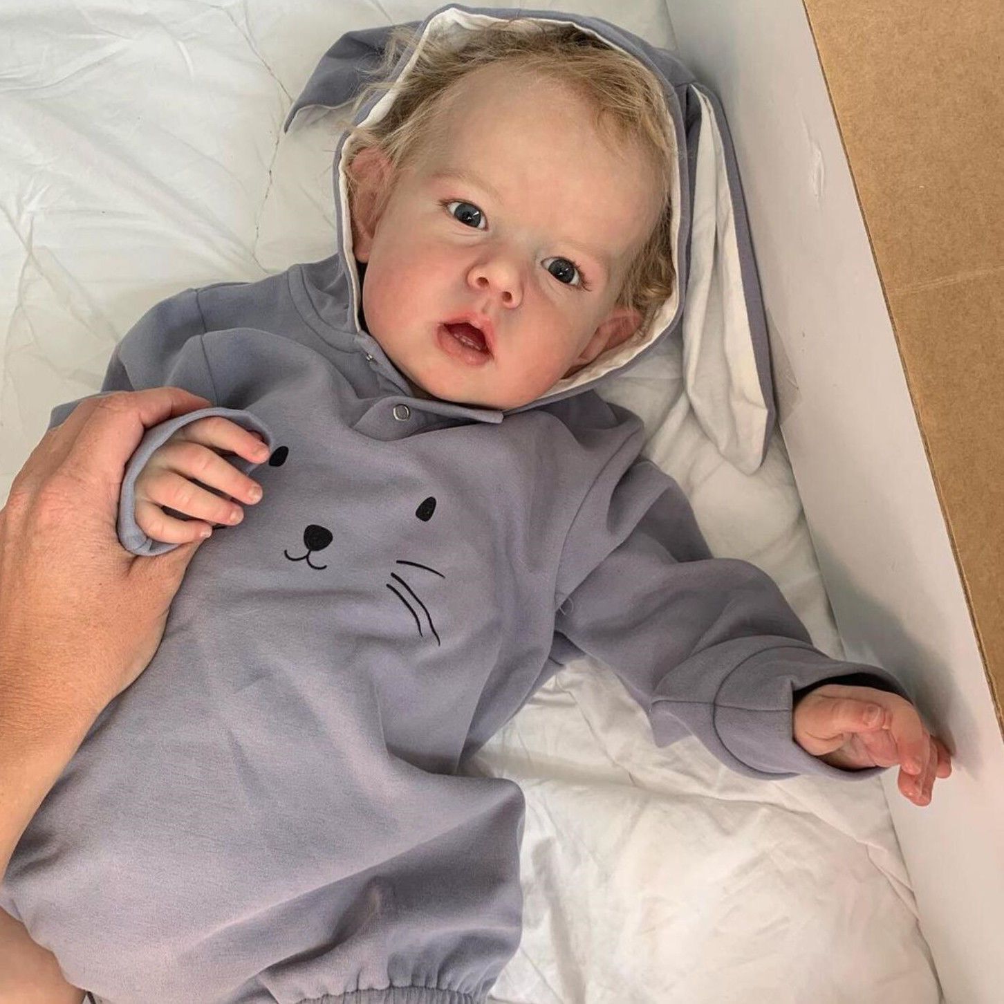 ♥ 赤ちゃん 人形 Reborn Doll 50cm 赤ちゃんリボーンドールデビュー フルシリコンドール ビニールリアル シリコンリボーンベビードールベビードール 赤ちゃん人形女の子プリンセス服手作りのクリスマスの誕生日プレゼント贈り物