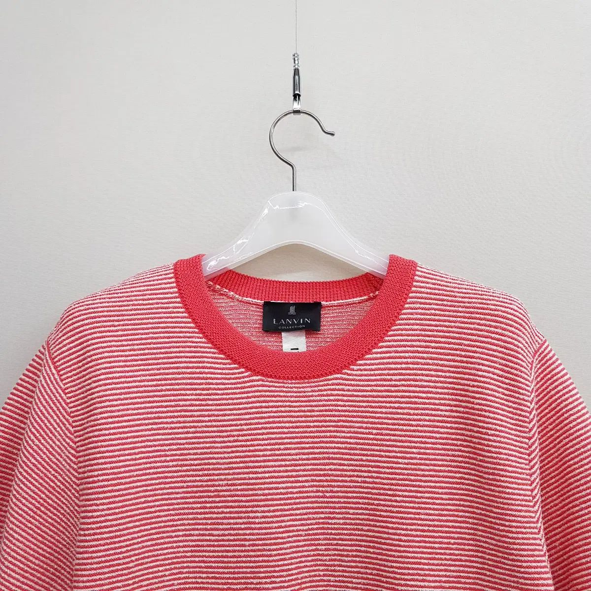 The HANDSOME LANVIN ランバン 2025 ストライプ 半袖 ニット トップス F90 サイズ