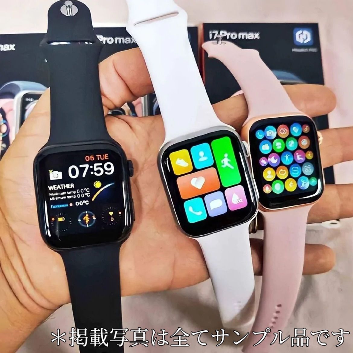 Watch 7 スマートウォッチ　時計　Apple Watch 類似品-2