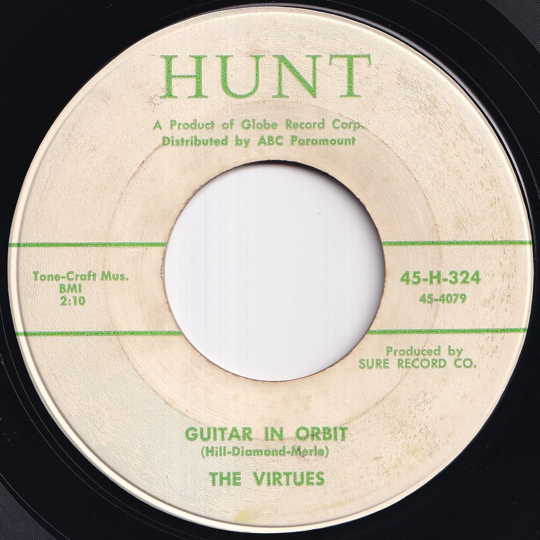 Virtues Guitar Boogie Shuffle / Guitar In Orbit Hunt US H