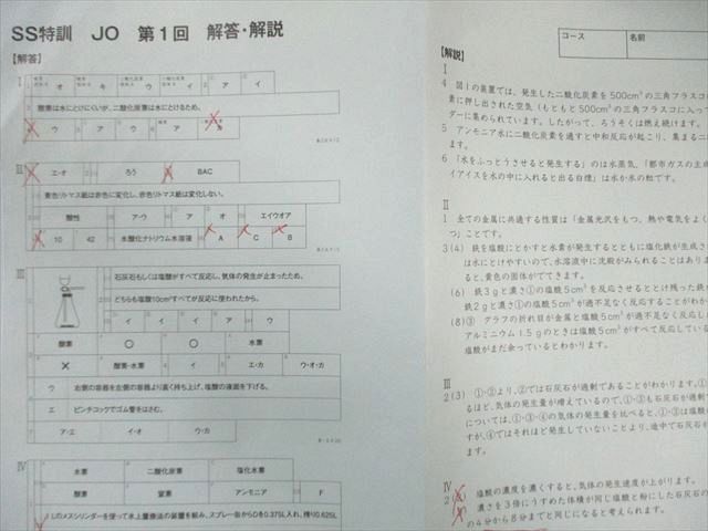 SAPIX サピックス 女子学院コース SS特訓 理科 通年セット 【全14回分フルセット】 2021 017S2D SAPIX サピックス 女子学院コース SS特訓 理科 通年セット 【全14回分