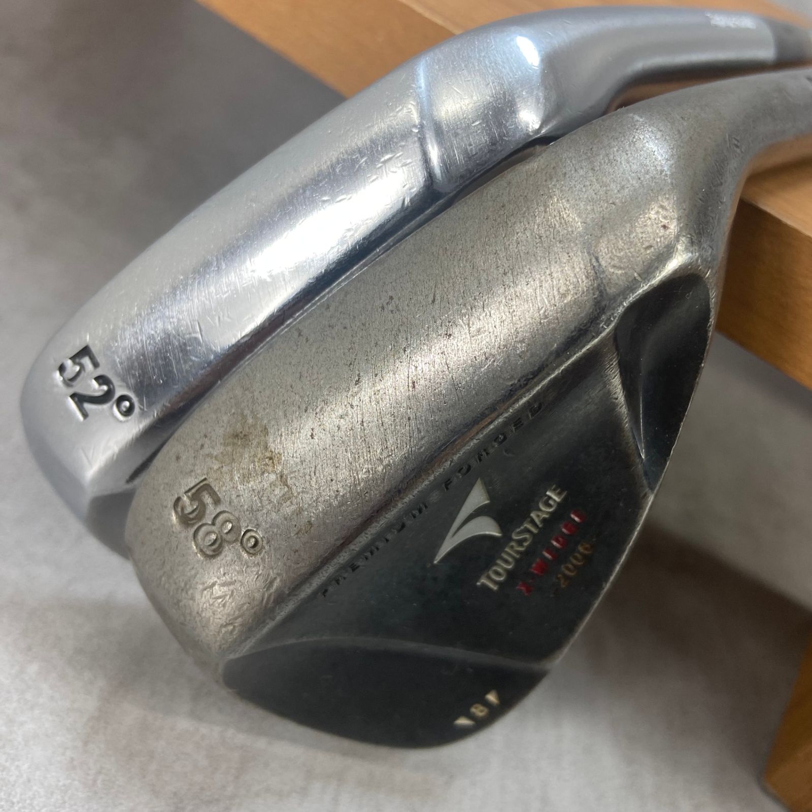 TOURSTAGE　ツアーステージ　X-WEDGE　メンズウェッジ2本セット　AW52°　 SW58°　スチール　S200　ウェッジ　右利き用