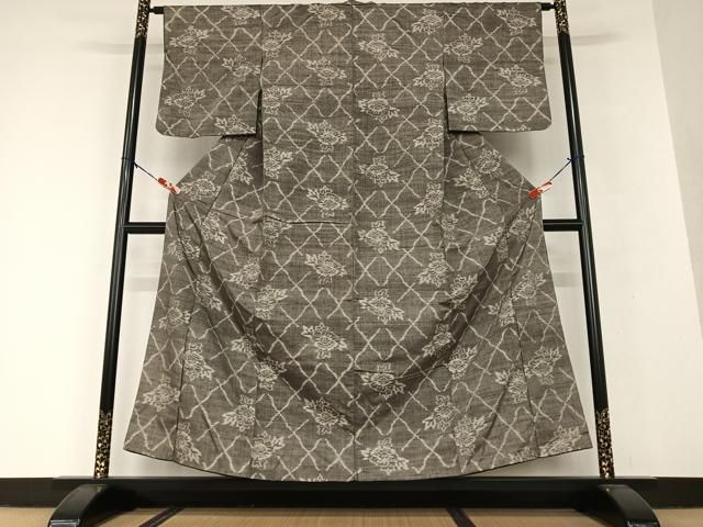 平和屋着物○上質な紬 草花文 正絹 逸品 AAAV7172zg - メルカリ