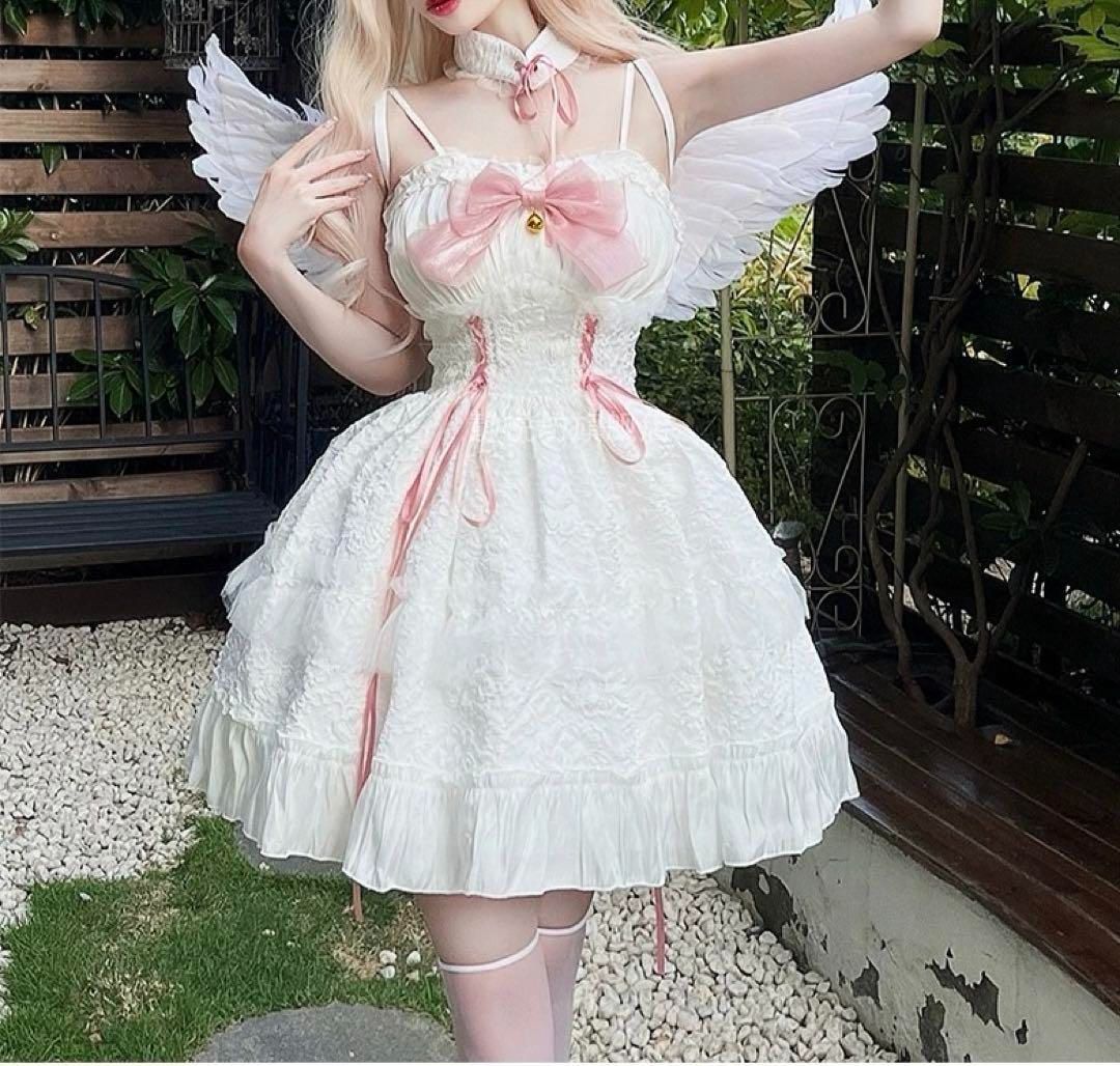 黒いゴスロリ・ロリータドレス 小悪魔 ゴシックjsk 甘ロリ姫 コスプレ ゆめか 黒いゴスロリ・ロリータドレス 小悪魔 ゴシックjsk 甘ロリ姫