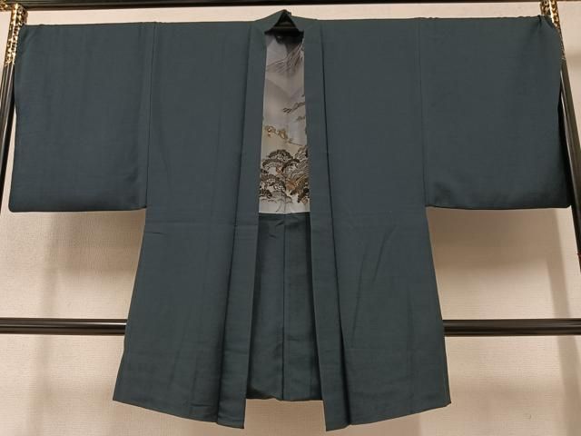 平和屋着物▽男性 単衣 紬 間道 正絹 逸品 DAAW9390sf 平和屋オンライン 