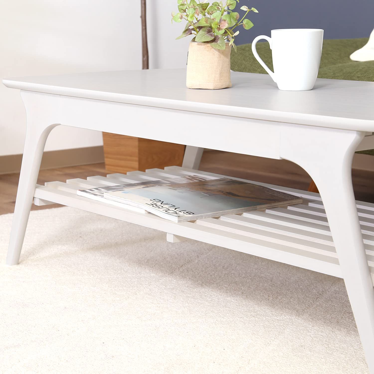 引き出し付き 木目調