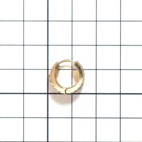 ブラッディマリー K18YG ダイヤモンド シングルピアス 0.10ct  