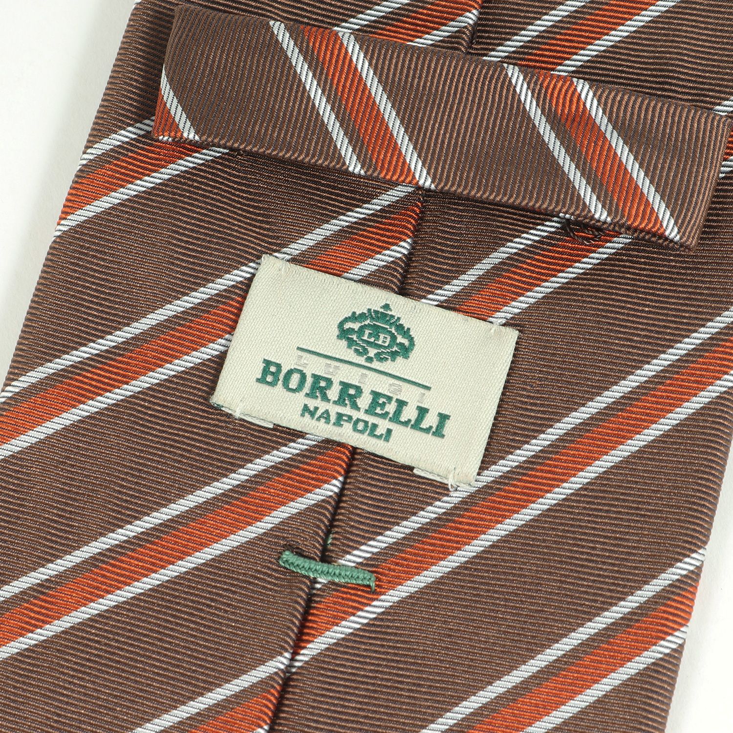 新品】LUIGI くすぐったい BORRELLI／ルイジボレッリ／ストライプ／OX B.D