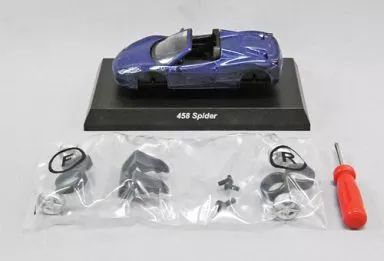 中古】ミニカー 1/64 Ferrari 458 Spider(ブルー) 「フェラーリ