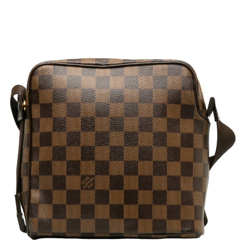 ルイ ヴィトン ダミエ オラフPM 斜め掛け ショルダーバッグ N41442 ブラウン PVC レザー レディース LOUIS VUITTON【1-0141003】  - メルカリ