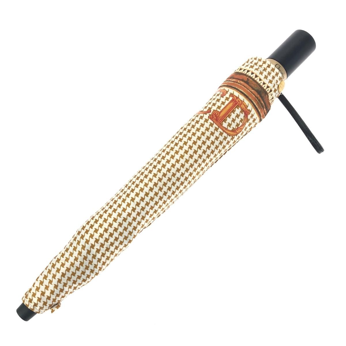 Christian Dior クリスチャンディオール 折り畳み傘 ベージュ