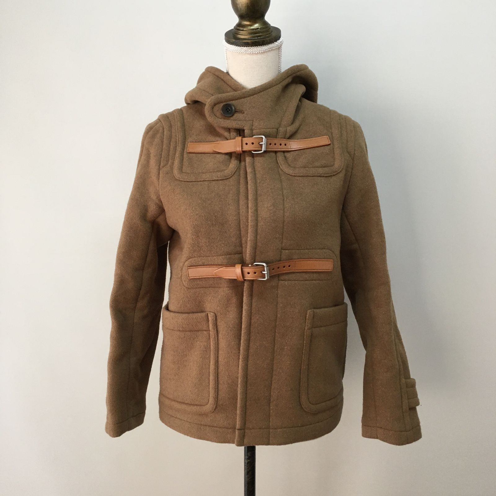 【極美品】Raincheetah レインチーター　ダッフルコート ネイビー RUIRUE BOUTIQUE ダッフルコート コート ウール100