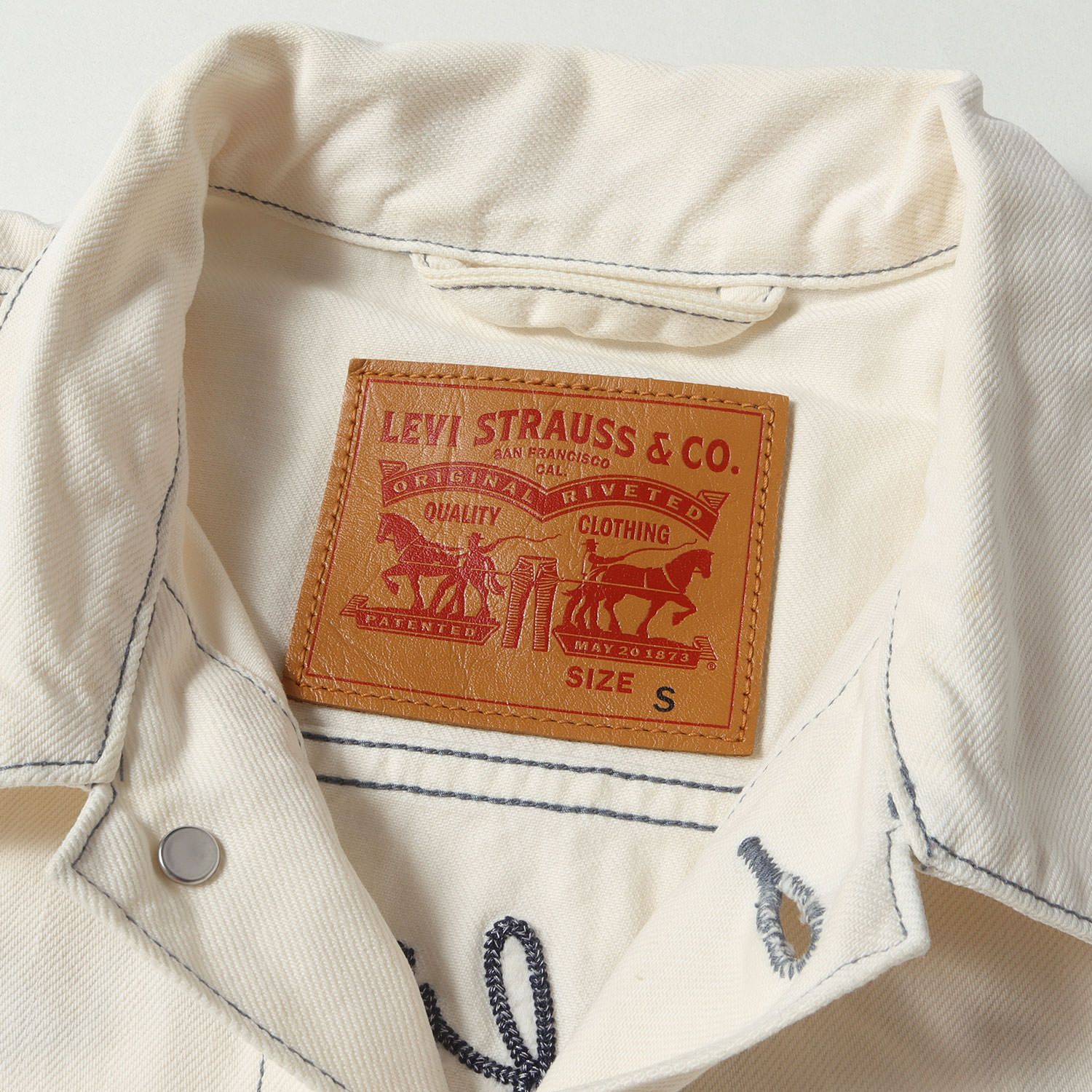 Levis リーバイス ジャケット サイズ:S イーグル刺繍 3rd
