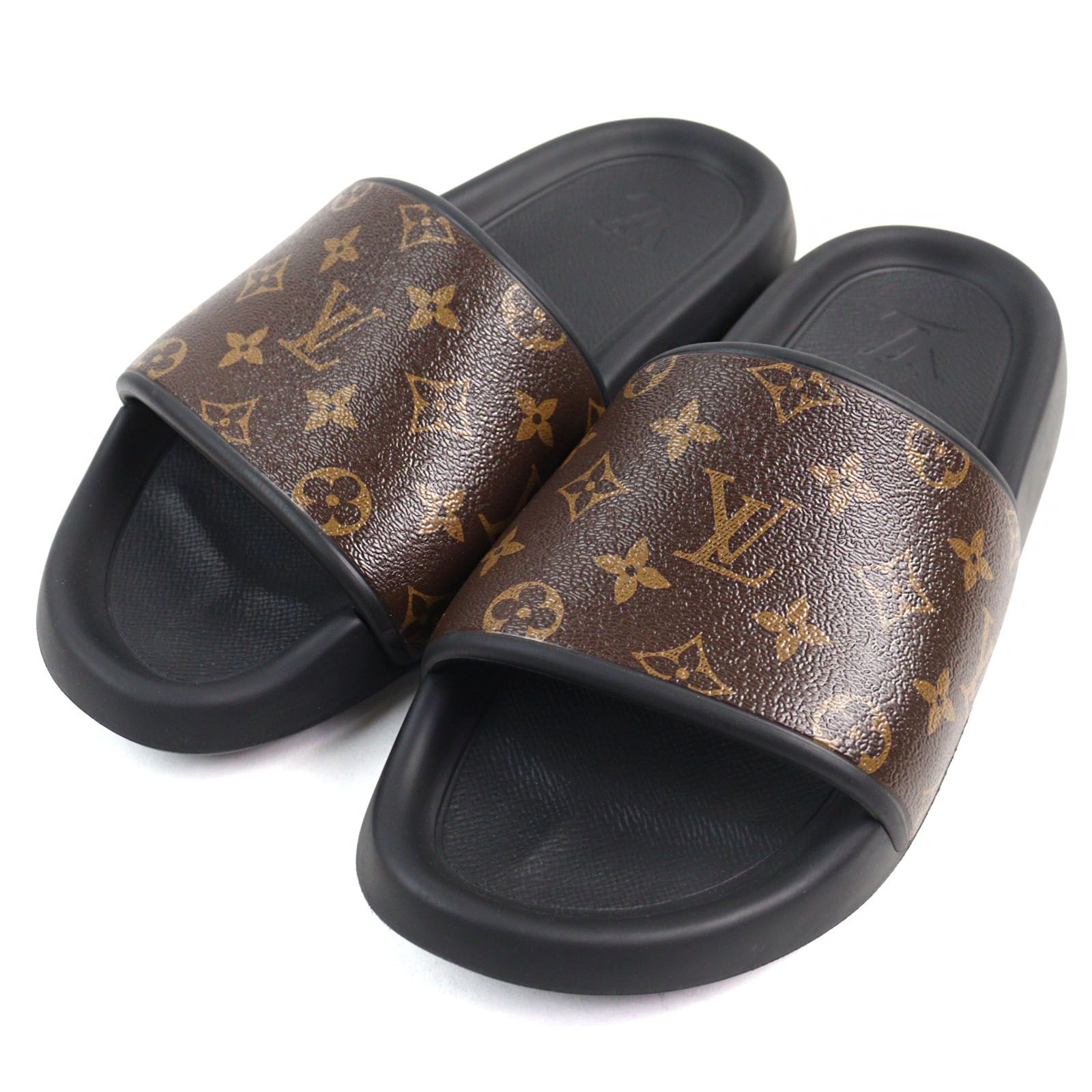 【極美品】ルイヴィトン ウォーターフロントライン モノグラム ラバーサンダル 9 美品○LOUIS VUITTON ルイヴィトン ウォーターフロントライン