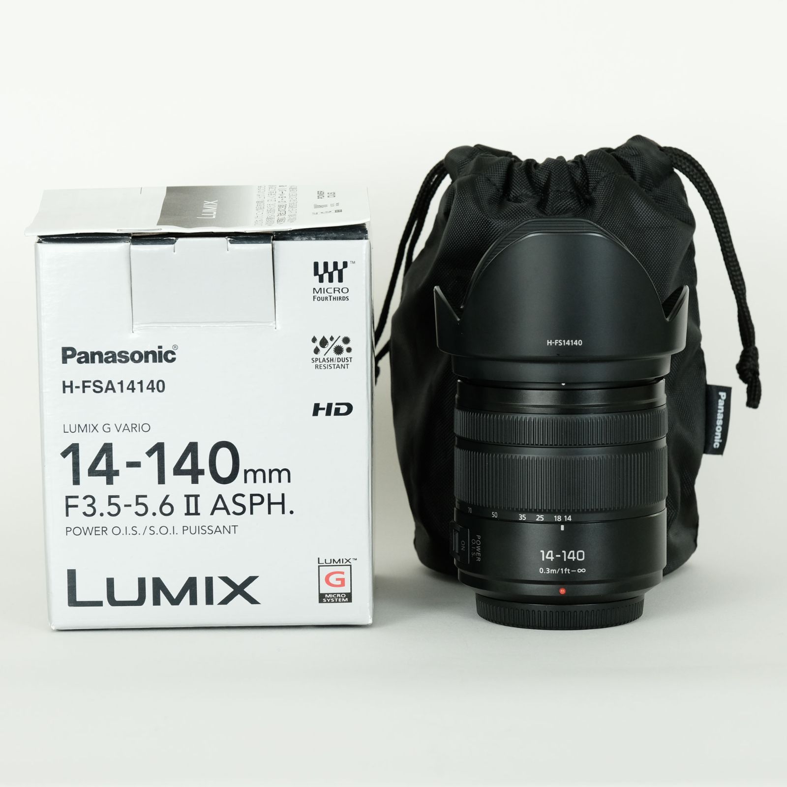 美品] Panasonic LUMIX G VARIO 14-140mm / F3.5-5.6 II ASPH