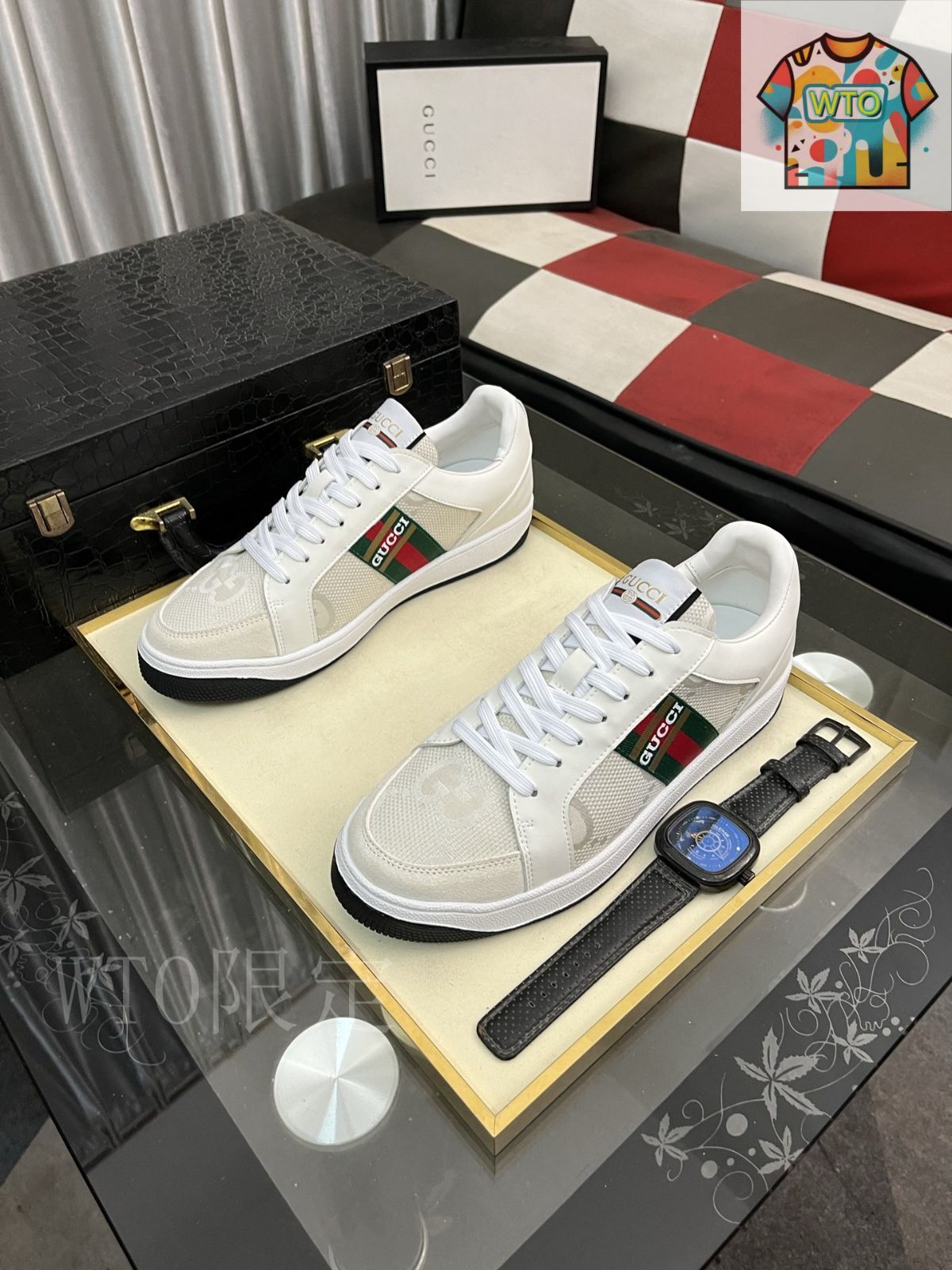 GUCCI ホワイトレザー フリンジシューズ GUCCI ホワイトレザー フリンジシューズ