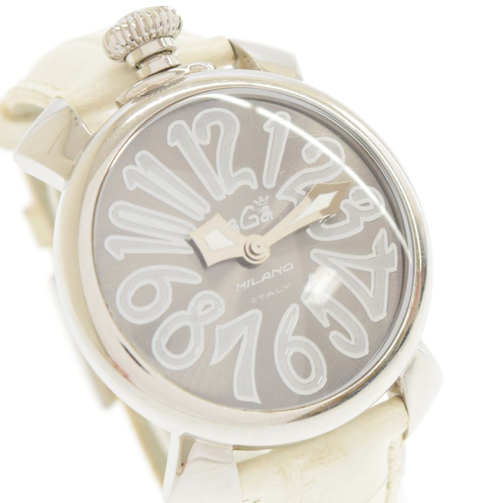 GaGa MILANO (ガガミラノ) マヌアーレ 40mm 5020.9 ステンレス  