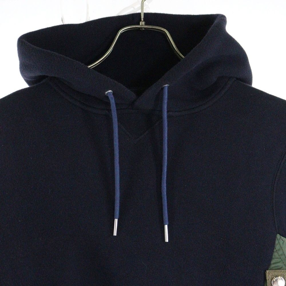 Sacai (サカイ) Sponge Sweat MA-1 Hoodie SCM-033 ナイロン