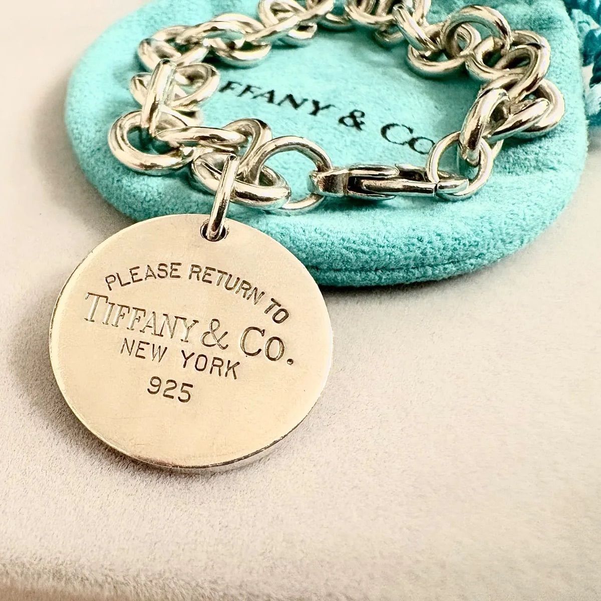 Tiffany リターントゥ ラウンドタグ ブレスレット Tiffany & Co. 925 リターントゥラウンドタグブレスレット