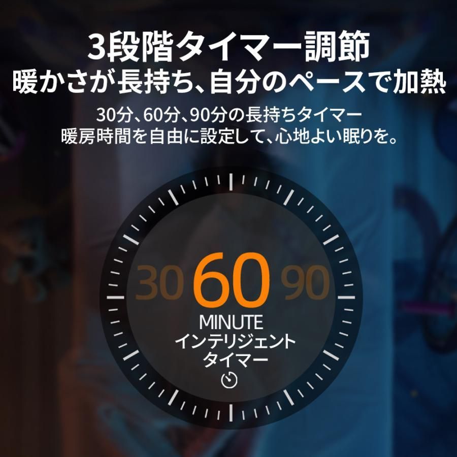 新品！ PTC暖房ヒーター リモコン付き 3段階温度設定 セラミック