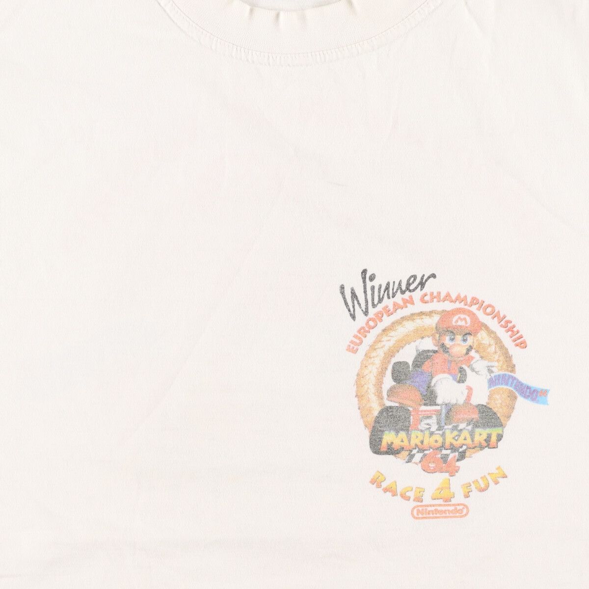 古着 90年代 SNAP SUPER MARIO スーパーマリオ マリオカート64 アニメ キャラクタープリントTシャツ メンズL  ヴィンテージ/evb002329