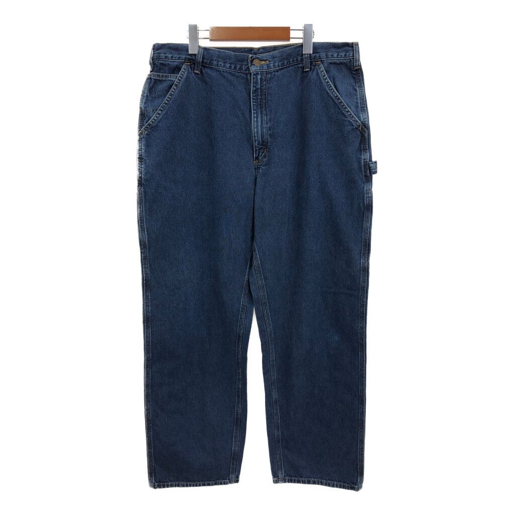 Carhartt カーハート デニム ペインターパンツ デニムパンツ ワーク ブルー (メンズ W38 L32) 中古 古着 S1109