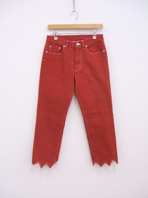 ORIMI RIPPED OFF JEANS RE 定価41800円 デニムパンツ レッド メンズ オリミ 2-0706G♪