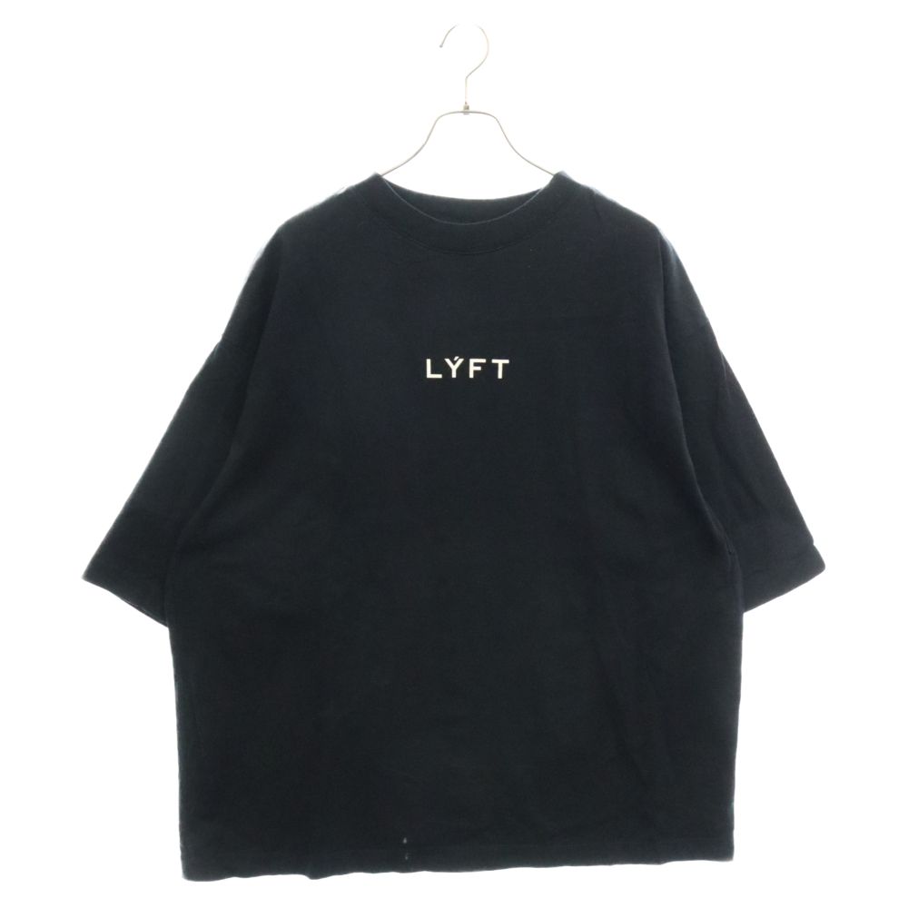 LYFT (リフト) ワンポイントロゴプリント クルーネック半袖Tシャツ カットソー ブラック - メルカリ