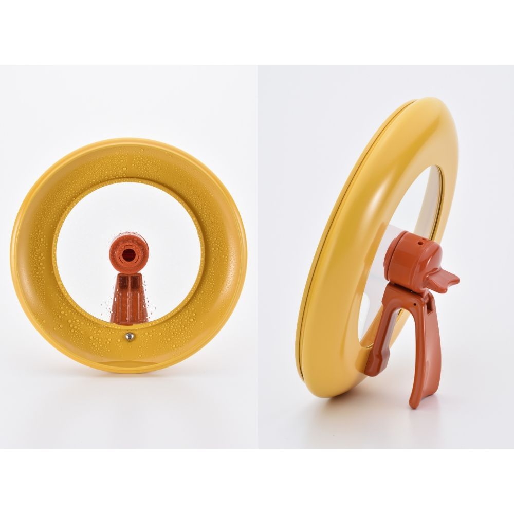 和平フレイズ Remi♪Hirano レミパン 24cm イエロー/ブラウン RHF-221