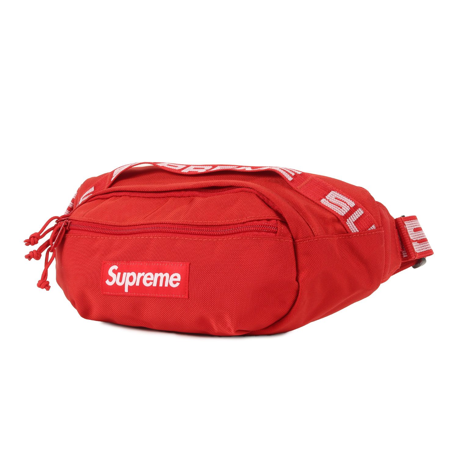 18SS Supreme waist bag 赤 レッド ウエスト ショルダー バッグ