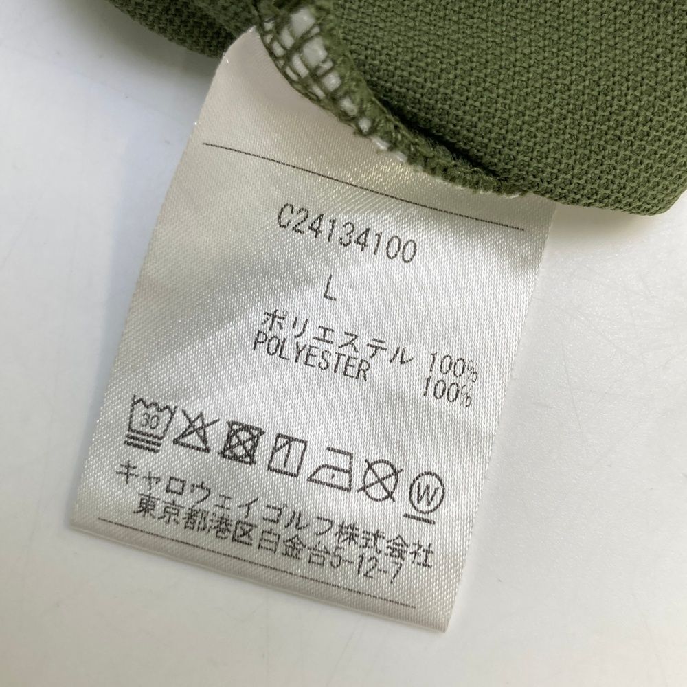 サイズ：L CALLAWAY キャロウェイ 2024年モデル 半袖ポロシャツ