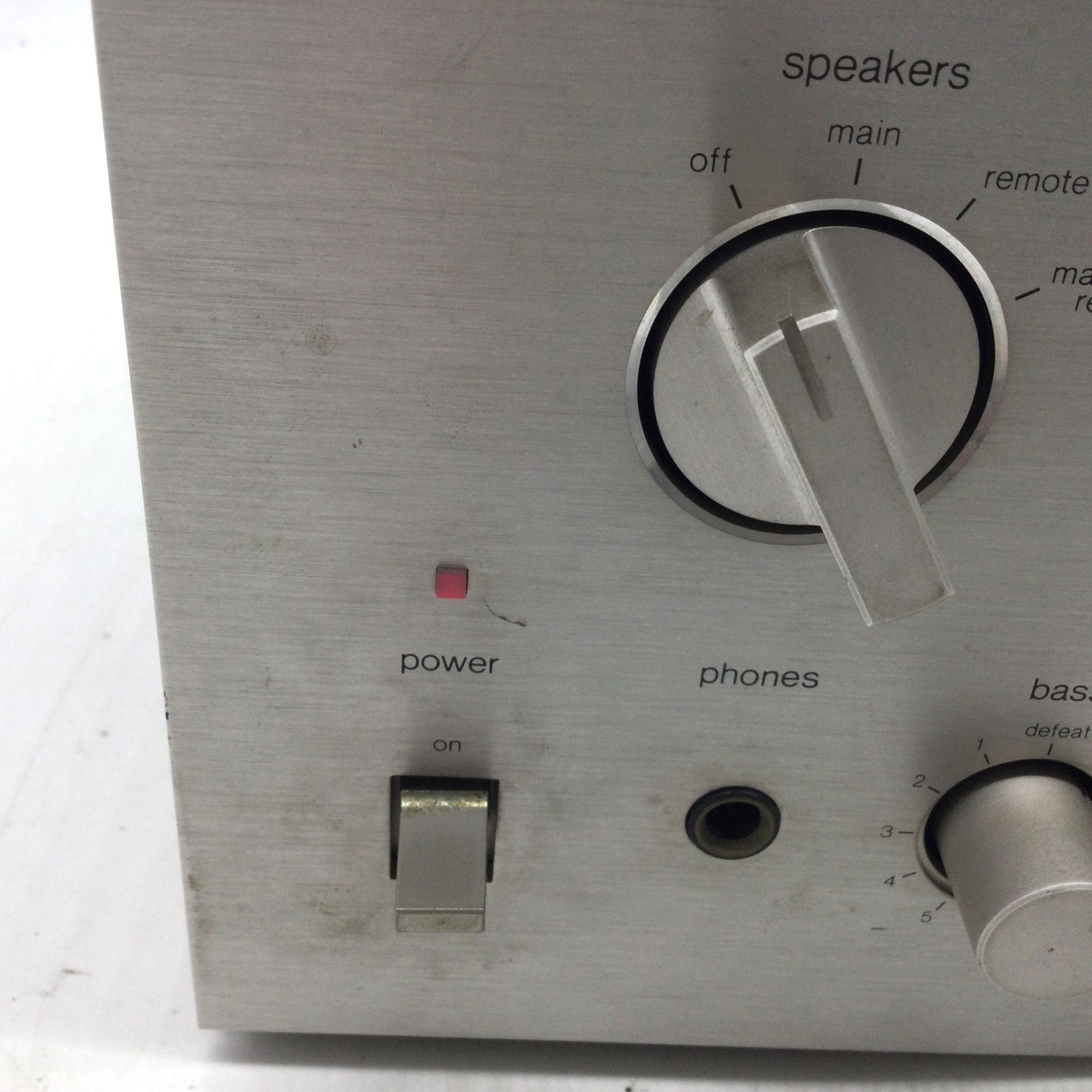 10094 通電のみ Technics テクニクス SU-V6 プリメインアンプ STEREO INTEGRATED DCアンプ