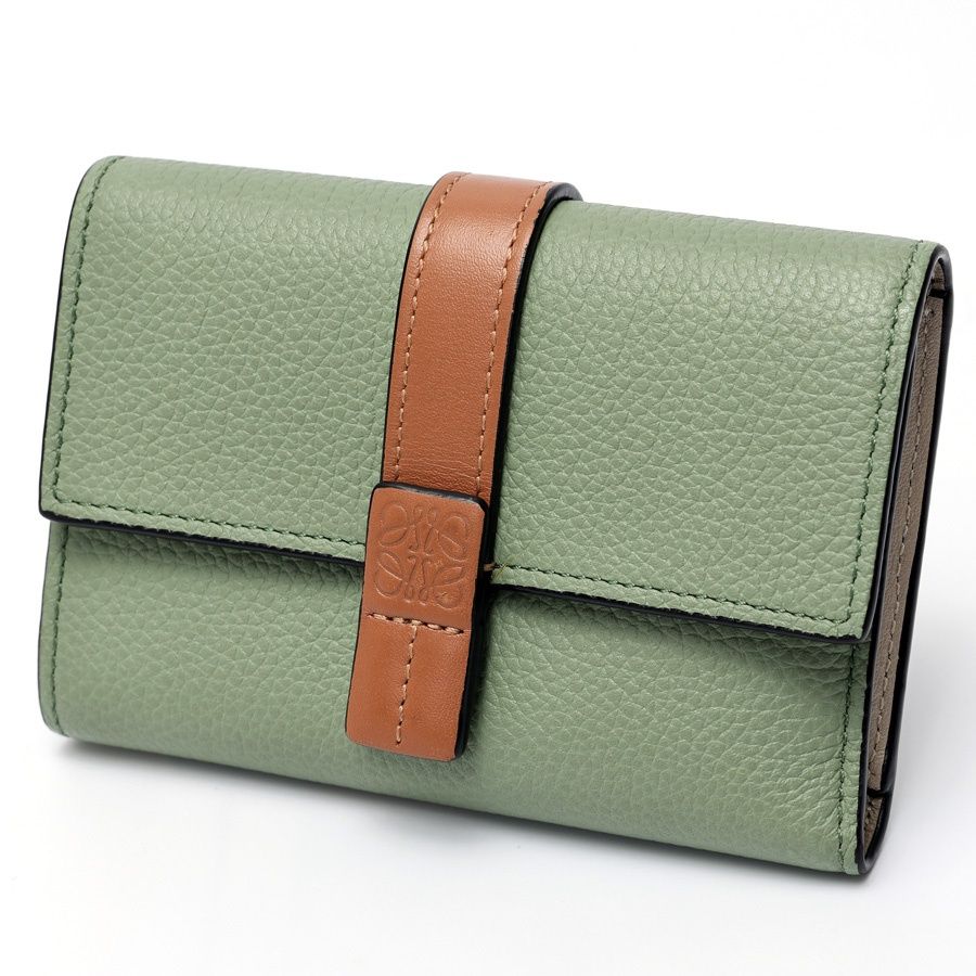 ロエベ / LOEWE バーティカル ウォレット スモール / 三つ折り財布  