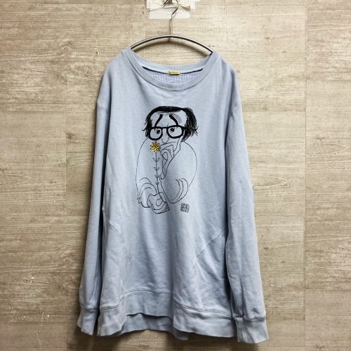 UNDERCOVER the Shepherd アンダーカバー ザシェパード 21SS Graphic Print Crewneck スウェット ライトブルー size2 US1A4801【中目黒R10】
