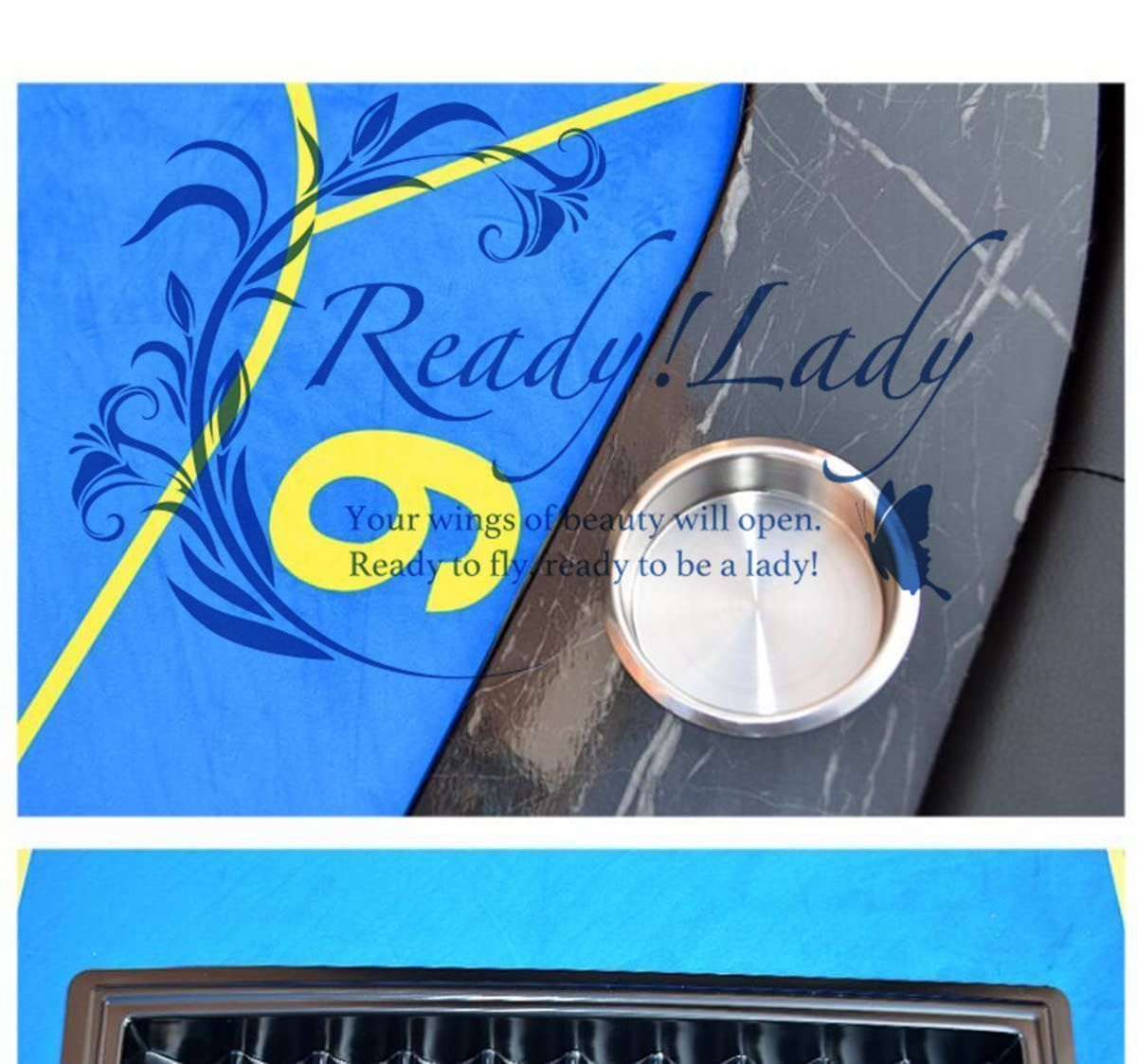 ポーカーテーブル 折りたたみ式 ドリンクホルダー チップラック付き 「ブルー」 ポーカーテーブル 折りたたみ式 ドリンクホルダー チップラック付き